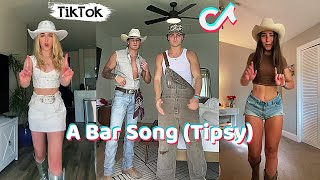 A Bar Song Tipsy New TikTok Dance Compilation 2024 [upl. by Fidele]