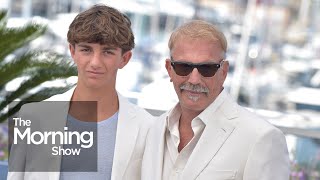 Kevin Costner on directing his son in “Horizon An American Saga” [upl. by Sihtnyc]