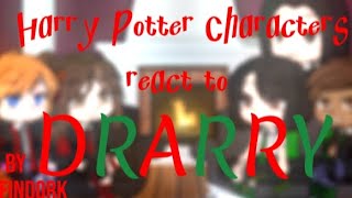 Harry Potter characters react to DRARRYREPOSTSecretly datingShort [upl. by Arvad]