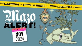 Lanzamientos de mazos de Tarot y oráculos  Noviembre 2024  Mazo Alert Flash [upl. by Yesnyl580]