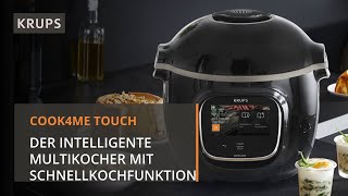 KRUPS Cook4Me Touch  Intelligenter Multikocher mit Schnellkochfunktion [upl. by Luby259]