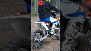 KTM SX 250 2T Soundcheck amp Freeride Jump shorts shortsyoutube subscribe shortsclip sx250 [upl. by Atiuqiram627]