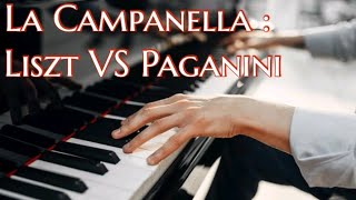 La Campanella  Liszt 1838 VS Paganini Original Version [upl. by Yelrihs962]