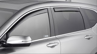 WeatherTech Rear Side Window Deflector Channel Clip Installation [upl. by Nedyah915]