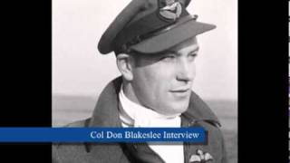 Colonel Don Blakeslee Interview  RCAF Part 1 [upl. by Werbel]