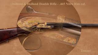 Holland amp Holland Double Rifle 465 Nitro Rim cal [upl. by Weismann]