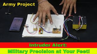 Innovative Army Intruder Detection System  RF TransmitterReceiver Explained  Army Project [upl. by Walczak]