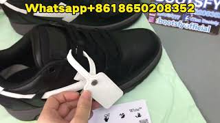 Review OFF WHITE Out Of Office OOO Low Tops Black Grey White SS22 Sneakers from BOOTSFY [upl. by Onida]