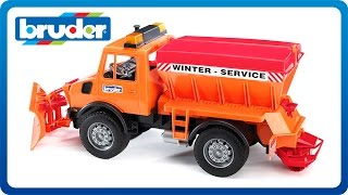 BRUDER TRUCK Construction Company Cement mixer Mercedes Benz [upl. by Morly353]