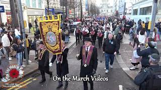 Apprentice Boys of Derry Remembrance Day Parade 2023 [upl. by Nerrad]