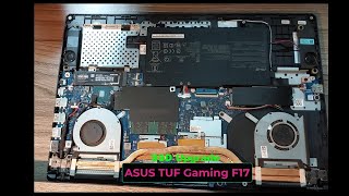 ASUS TUF Gaming F17  SSD upgrade [upl. by Rosalinda]