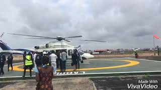 VIDEO Osibanjo tours Egina FPSO at LADOL free zone [upl. by Mellitz]