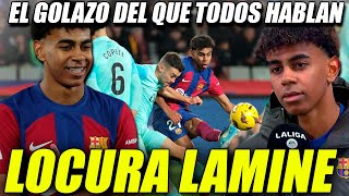 😲LAS MEJORES REACCIONES AL GOL DE LAMINE YAMAL EN EL BARCELONA 10 MALLORCA😲 RENDIDOS A LAMINE🙏 [upl. by Heymann]