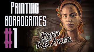 Painting Boardgames 1  quotThe herbalistquot for quotFeed the Krakenquot by Spielinstabil [upl. by Alor984]