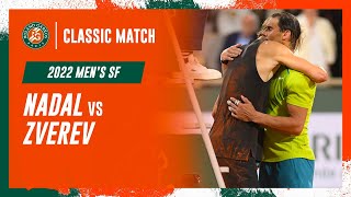 Nadal vs Zverev 2022 Mens semifinal  RolandGarros Classic Match [upl. by Boigie828]