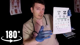 ASMR VR180  SuperRealistic and Friendly Cranial Nerve Exam 😊👨‍⚕️🩺 [upl. by Lleynod]