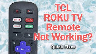 TCL Roku TV Remote Not Working  No Pairing Button or Power ButtonVolume Not Working [upl. by Calvert]