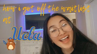 how i got off the ucla waitlist my dream school   my reaction LOL [upl. by Neeli401]