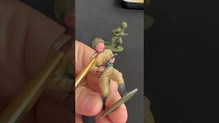 Army men painting WW2 Russian Infantry Airfix [upl. by Ardnoik]