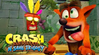 CRASH BANDICOOT no PS4  Crash N Sane Trilogy Remake  Remaster Gameplay em Português [upl. by Hulbert]