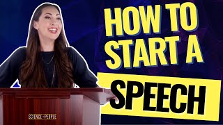 How to Start a Speech The Best and Worst Speech Openers [upl. by Opiuuk]