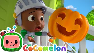 Halloween Pumpkin Craft Song  CoComelon Nursery Rhymes amp Kids Songs AD [upl. by Shepard]