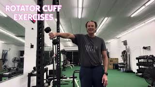 ROTATOR CUFF EXERCISES [upl. by Soirtemed]