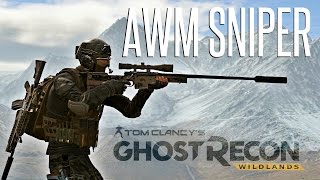 AWM SNIPER  Ghost Recon Wildlands Solo Missions  Hardest Difficulty [upl. by Elleinahc916]