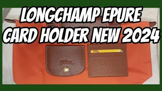 Longchamp Epure Card Case New for 2024 Le Pliage bag [upl. by Ratep]