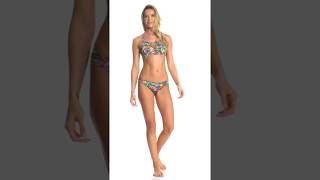 Jessica Simpson Eden Triangle Bikini Top  SwimOutletcom [upl. by Hcelemile]