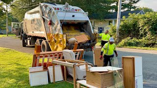 Mega Disposal Garbage Truck VS Summer Bulk Piles [upl. by Grieve]