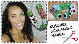 DIY BabyKuschelschlange nähen [upl. by Anella]