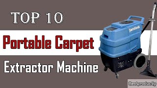 ✅ 10 Best Portable Carpet Extractor Machine New Model 2021 [upl. by Nayr]