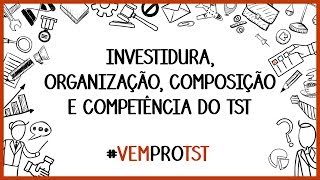 Investidura organização composição e competência do TST [upl. by Nettle230]