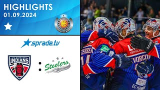 01092024  Highlights  Hannover Indians vs Bietigheim Steelers [upl. by Amlet]