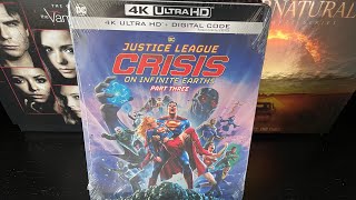 Crisis On Infinite Earths Part Three 4K Ultra HD Bluray SteelBook Unboxing [upl. by Dnumde]