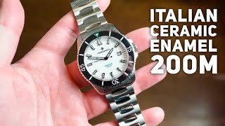 Venezianico Nereide Dive Watch Review Italian Watches Enamel Dial [upl. by Nuli]