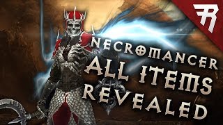 NECROMANCER GAMEPLAY All Legendary Items Diablo 3 26 beta [upl. by Gehman832]