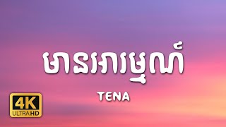 TENA  មានអារម្មណ៍ OFFICIAL LYRICS VIDEO [upl. by Sharman]