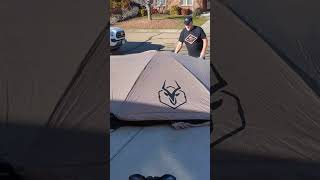 Assembling Gazelle Gazebo for Camping  RV travel camping rv tent assembly [upl. by Burnley]