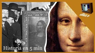 LA HISTORIA DE LA MONA LISA  Una de las pinturas más famosas en nuestra época [upl. by Leahcar]