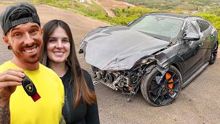 I REBUILT A WRECKED LAMBORGHINI URUS THEN GAVE IT TO MY GIRLFRIEND [upl. by Mavis]