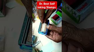 Dr Best self inking Stamp trodat trodat diy selfinkingstamp viral shorts [upl. by Nivart]