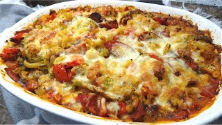 Macarrones gratinados al horno con queso ASMR pasta al horno con queso gastronomia [upl. by Ennahtebazile]