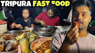 I Tried famous fast food of TRIPURA  Good Or Bed [upl. by Elvie]