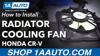 How to Install Radiator Cooling Fan 0709 Honda CRV [upl. by Ayifas]