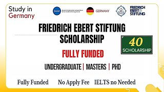 Fully Funded 40 Scholarships  Germany  No IELTS  5 Lakh Monthly Stipend [upl. by Ilrac]