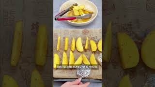 Garlic Roasted Potato Wedges Recipe by Soeos [upl. by Goddord]