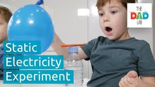 Simple Static Electricity Experiment For Children [upl. by Gish788]