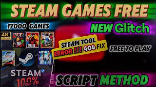 HOW TO GET ALL GAMES FOR FREE ON STEAM 2024 Simple amp Easy Method [upl. by Oinoitna140]